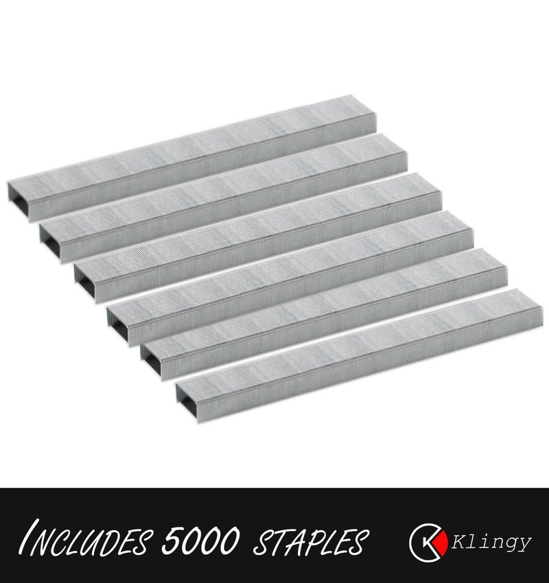 Klingy Long Reach Stapler - 20 Sheets Capacity, 210 Staples Capacity - Adjustable up to 12â€ - Perfect for Binding Books, pamphlets, brochures and Stapling (Bundle - Stapler with 5000 Staples) - Image 3